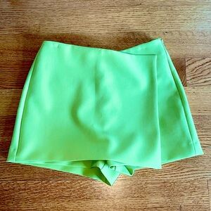Lime Green Skort